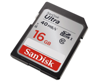 SANDISK Karta SD 16 GB ULTRA Class10 40Mb/s SDSDUN-016G-G46 - 208118 - zdjęcie 2